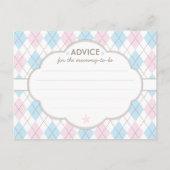 Advies van het Baby shower Argyle voor mama (Achterkant)
