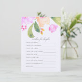 Advies van het Baby shower van de waterverf voor d (Staand voorkant)