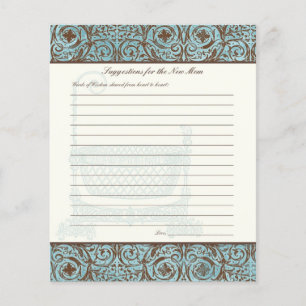 Advies van het baby shower voor New Ma - Blue Brow