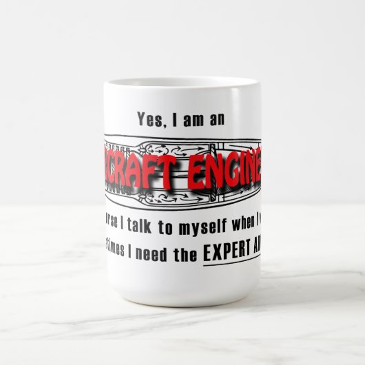 Advies van technicus vliegtuig: Klassieke Mok 444  (Center)