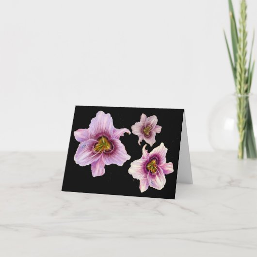 Advies van Three Tiger Lillies Kaart (Voorkant)