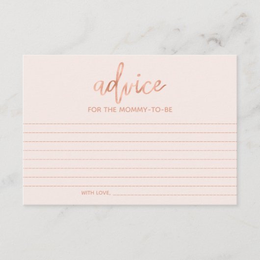 Advies voor aanstaande mama Chic Roze Gouden Baby  (Voorkant)