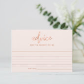 Advies voor aanstaande mama Chic Roze Gouden Baby  (Staand voorkant)