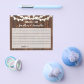 Advies voor Bruiloft Koppel Rustieke Kaart (Enkel)