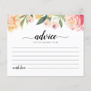 Advies voor de Aankomende Moeder Kaart Baby Shower
