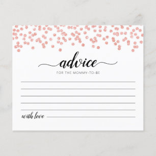 Advies voor de aanstaande moeder kaart baby shower