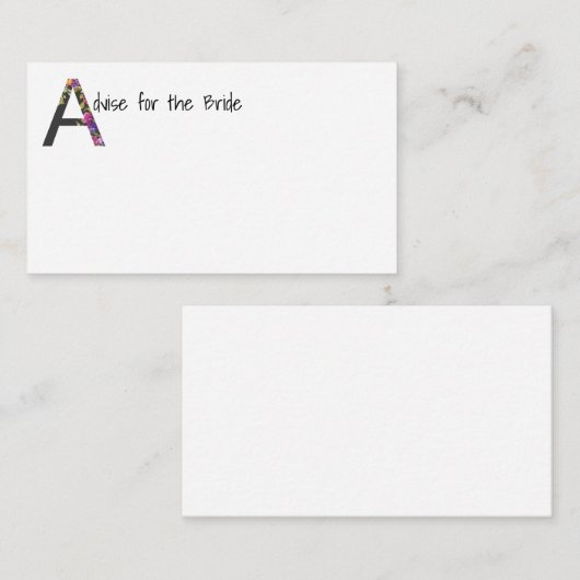 Advies voor de bride (Voorkant / Achterkant)