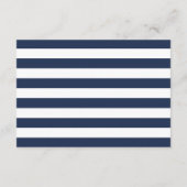 Advies voor de bride | Navy Stripe & Pink Peony (Achterkant)