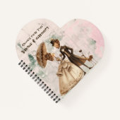 Advies voor de Bruid & Bruidegom Oud Vintagetype Notitieboek (Voorkant)