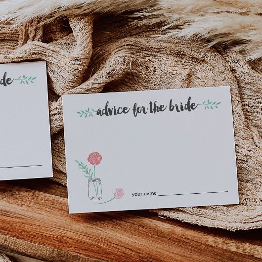 Advies voor de Bruid Kaarten | Botanische Metselwe