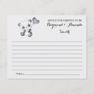 Advies voor de Kaart Baby shower van mama en papa