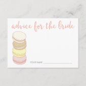 Advies voor de Kaarten van de Bride | Franse Macar (Voorkant)