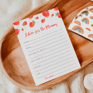 Advies voor de Mama Berry Sweet Baby shower spelle Kaart