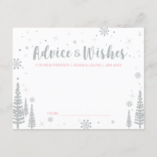 Advies voor de moeder, ouders   Baby shower-activi Kaart