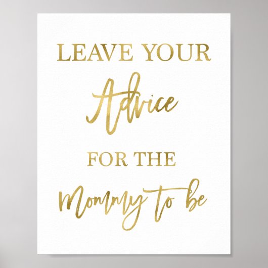 Advies voor de moeder poster (Voorkant)