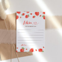 Advies voor de ouders, Berry Sweet Baby shower