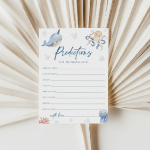Advies voor de ouders, Zeeen Baby shower Kaart