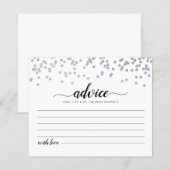 Advies voor de partij Baby shower van de Kaart van (Voorkant / Achterkant)