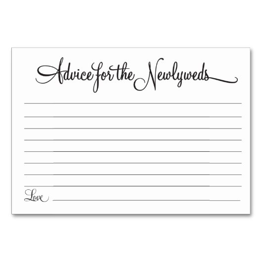 Advies voor de Passen getrouwd Kaart (Voorkant)