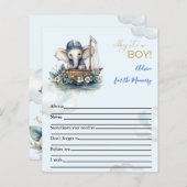 Advies voor het Baby shower van mama (Voorkant / Achterkant)