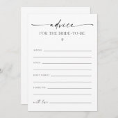 Advies voor het "Bride-to-be"-Vrijgezellenfeest Programma (Voorkant / Achterkant)