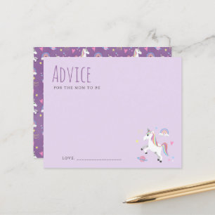 Advies voor moeder om Paarse eenhoorn Baby shower