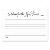 Advies voor nieuwe ouders kaart (Voorkant)