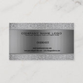 Advies voor Silver Glitter & Metallic Silver Mash Visitekaartje (Achterkant)