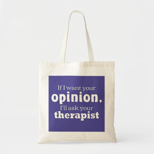 Advies Vraag therapeut wf Tote Bag (Voorkant)