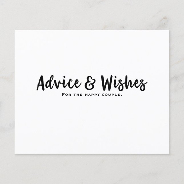 Advies & Wensen Moderne Trouw Verlovingsfeest (Voorkant)