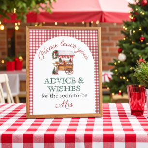 Advies Wensen Rode Kerstmarkt Vrijgezellenfeest Poster