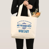adviesdienst voor moeders grote tote bag (Voorkant (product))