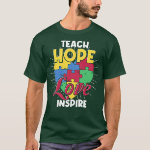Adviseur Autisme ondersteuning Puzzle Piece Heart  T-shirt