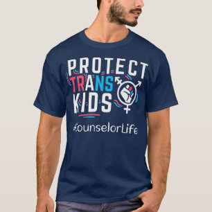 Adviseur beschermt trans-Kinder transseksuele LGBT T-shirt