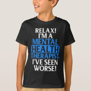 Adviseur Gifts Mental Health Therapist voor Mannen T-shirt