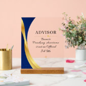 Advisor Office Quote Acrylic Sign (Mariage)