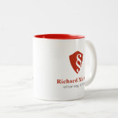 Advocaat: Advocaat schild & Mok Logo (Voorkant rechts)