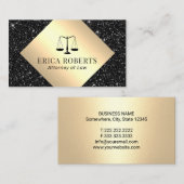 Advocaat bij de wet Gold Label Black Glitter (Voorkant / Achterkant)