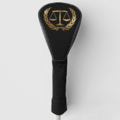 Advocaat bij Law Gold Golfheadcover (Voorkant)