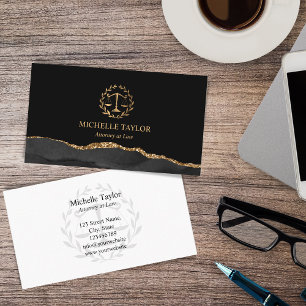 Advocaat bij Law Justice Scale Law Kantoor Visitekaartje