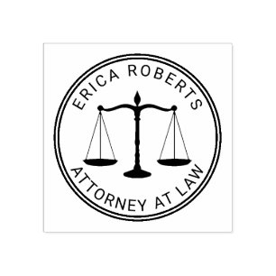 Advocaat bij Law Scale of Justice Law Kantoor Rubberstempel
