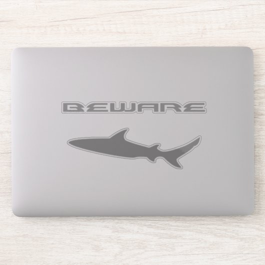 Advocaat bij Law Shark Sticker (Computer)