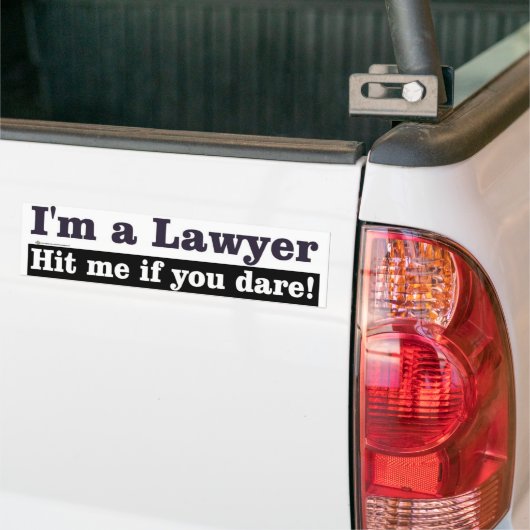 advocaat bumpersticker (Op Truck)