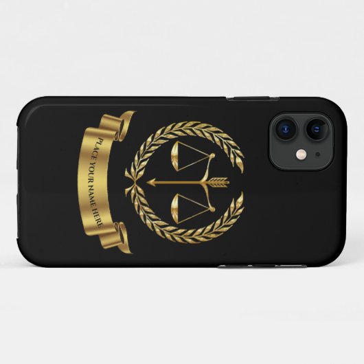 Advocaat Case-Mate iPhone Case (Achterkant (horizontaal))