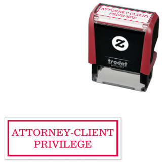 Advocaat Cliënt Privilege Zelfinktende Stempel