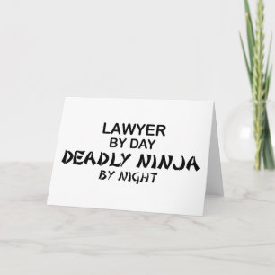 Advocaat Deadly Ninja bij nacht Kaart