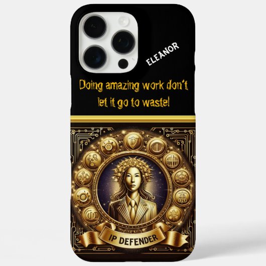 advocaat die de intellectuele eigendom verdedigt Case-Mate iPhone case (Achterkant)