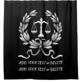 Advocaat, enz. Douchegordijn (Voorkant)