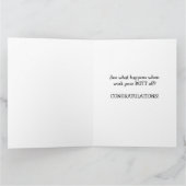 Advocaat Gefeliciteerd Funny Groot Wenskaart Kaart (Binnen)