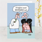 Advocaat Gefeliciteerd Funny Groot Wenskaart Kaart (Gele Bloem)